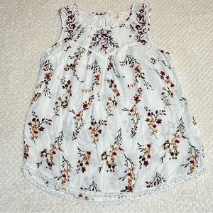 Gauze and lace flowy top from Mason & Belle